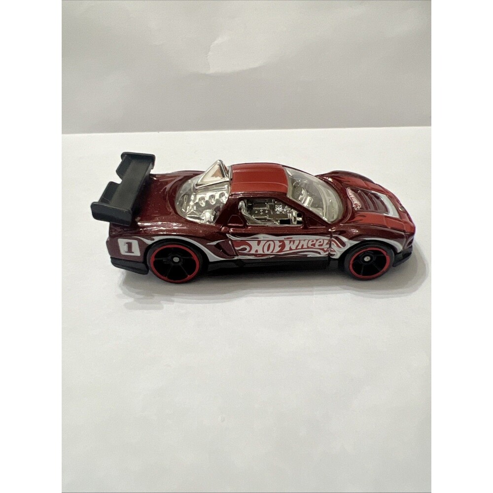 2009 HOT WHEELS ACURA NSX DARK RED HW RACING JDM HONDA B22 Mint